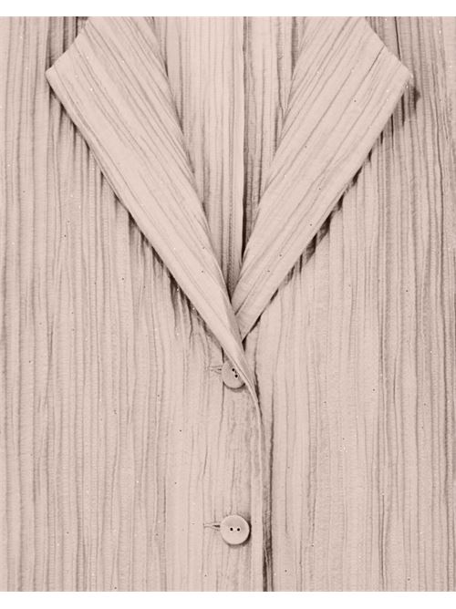 Giacca monopetto in creponne plissé sparkling Emporio Armani | EW003445 AF20830.F1013